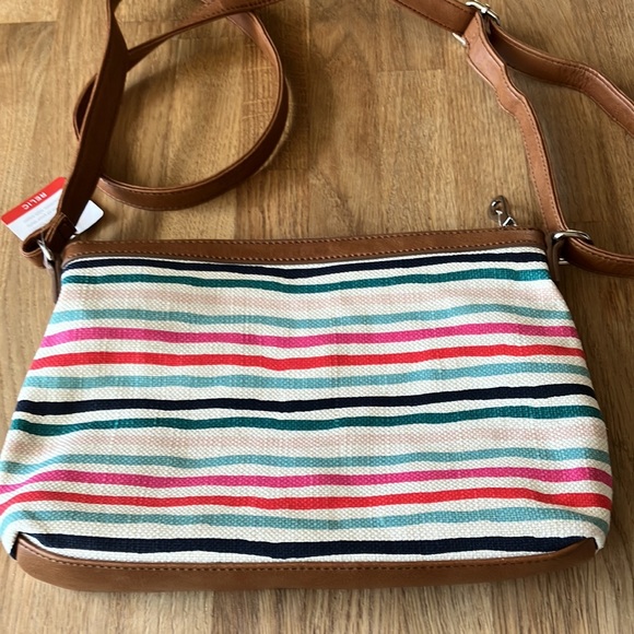 Relic striped multicolor crossbody bag 11”width x 7” high - Picture 10 of 14